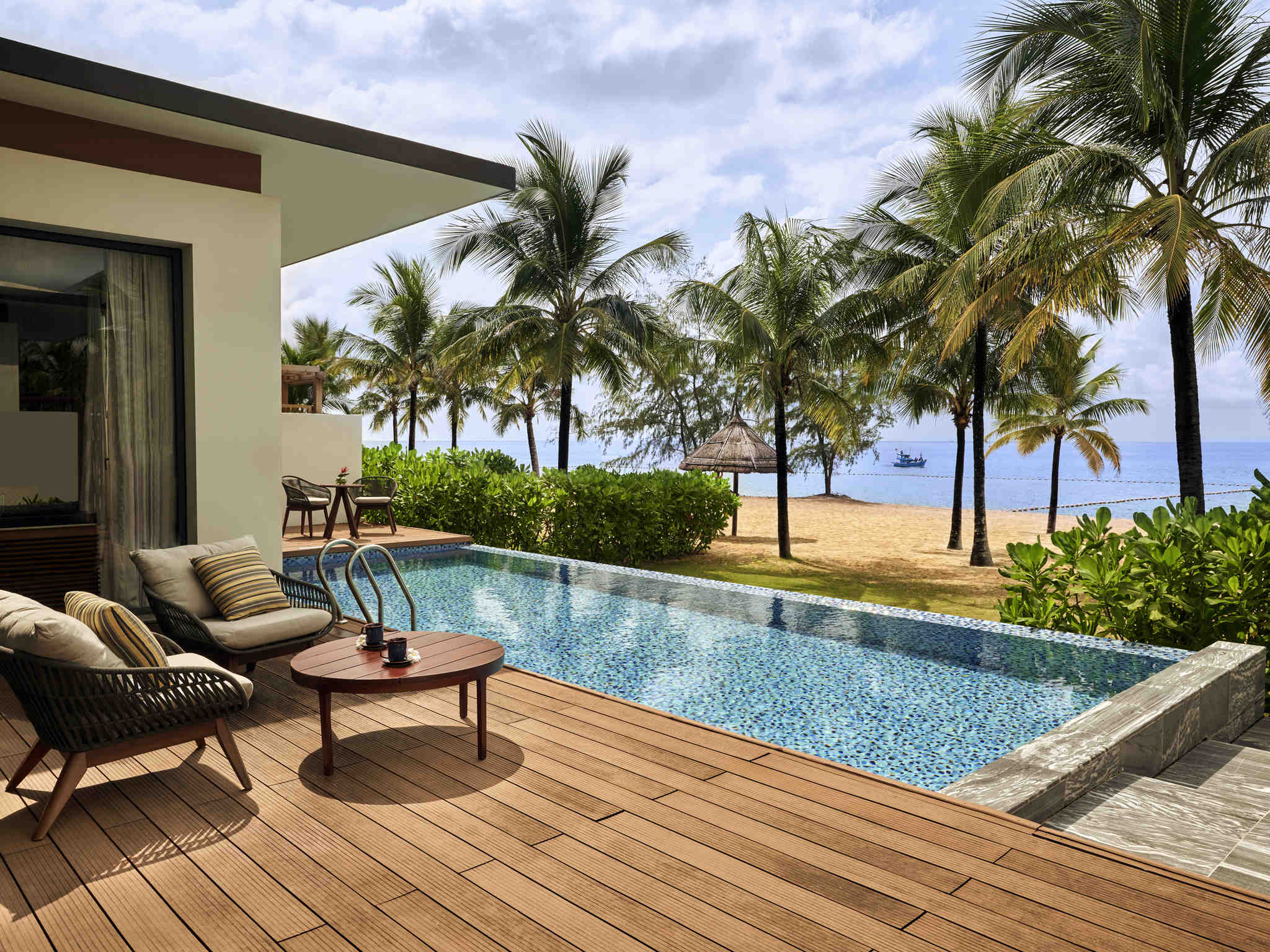 Three Bedroom Beach Front Villa with Private Pool #2